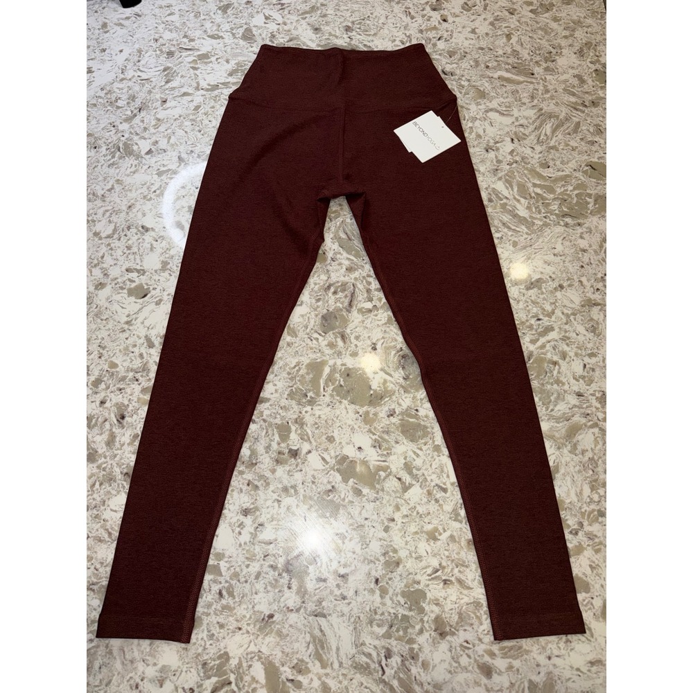 Beyond Yoga Spacedye High Waisted Midi Leggings heather brown size M